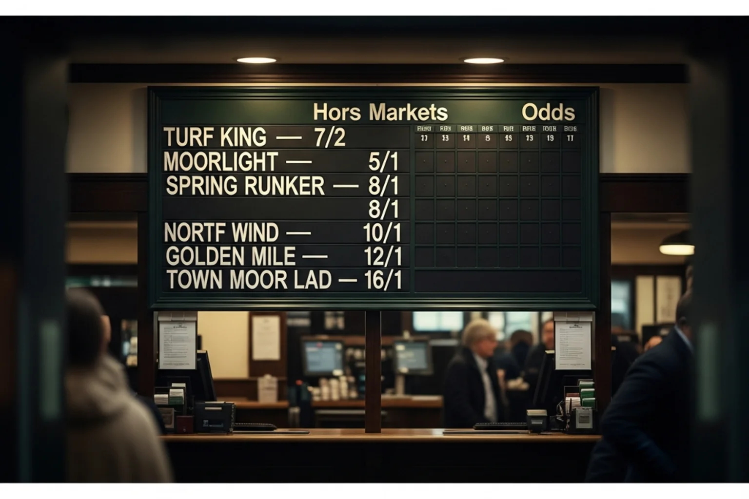 Lincoln Handicap betting markets and odds board